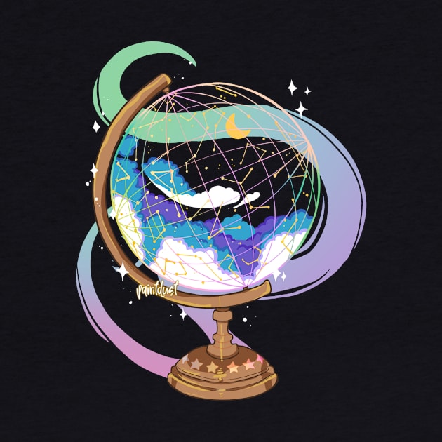 Magic Constellation Globe by paintdust